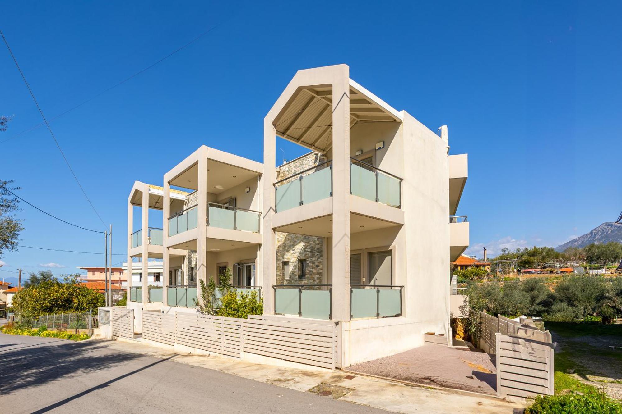 Avia Blue Maisonettes - Messinia Gulf Retreat Bagian luar foto